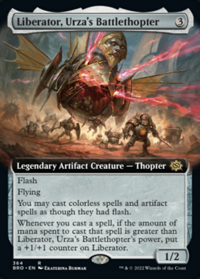 Liberator, Urza's Battlethopter (Extended Art) [The Brothers' War] | Gamers Paradise
