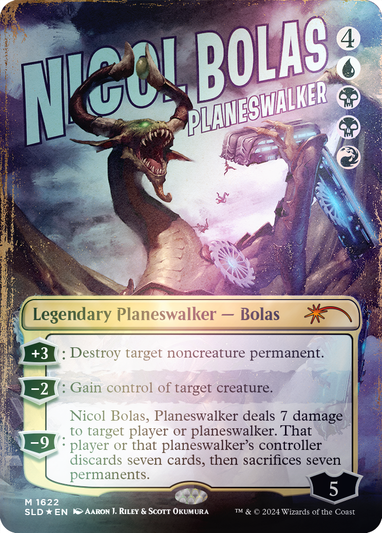 Nicol Bolas, Planeswalker (Rainbow Foil) [Secret Lair Drop Series] | Gamers Paradise