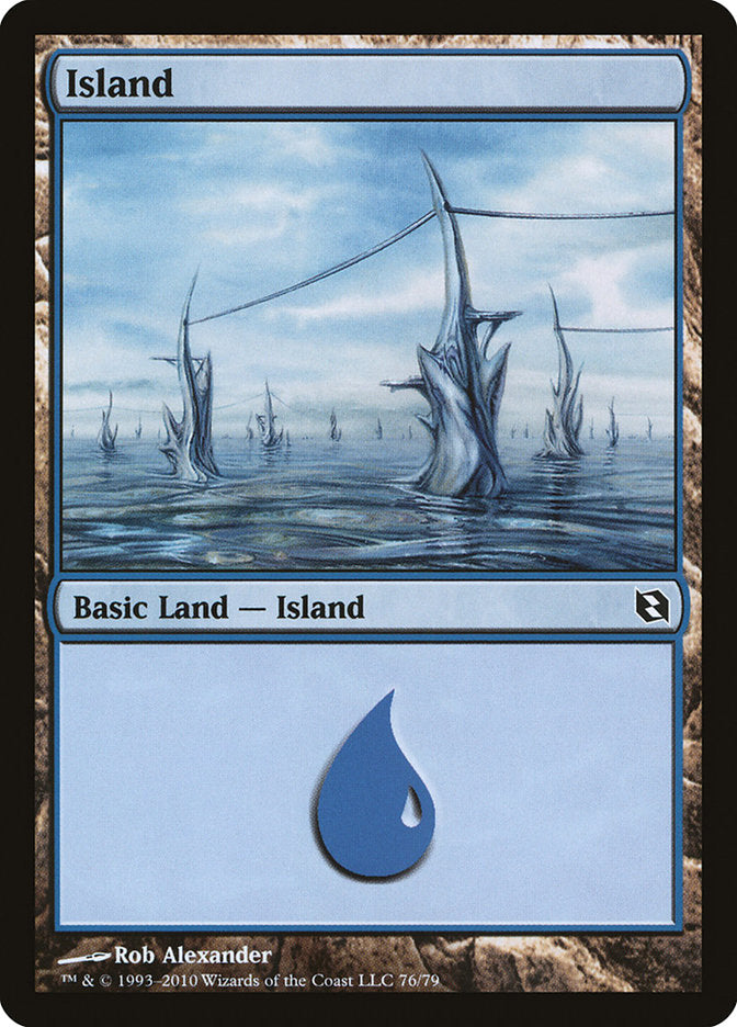 Island (76) [Duel Decks: Elspeth vs. Tezzeret] | Gamers Paradise