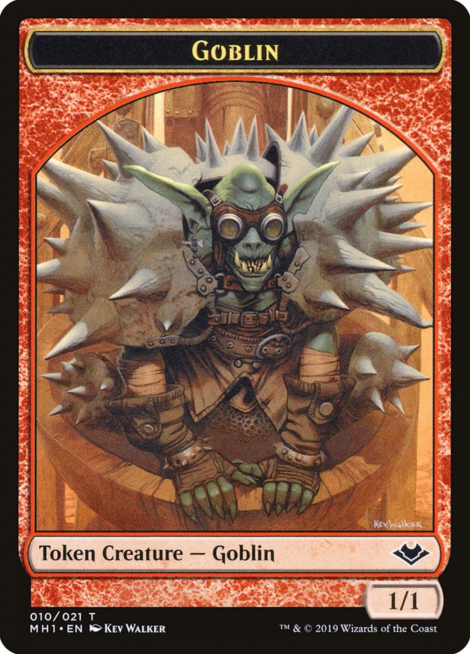 Goblin (010) // Golem (018) Double-Sided Token [Modern Horizons Tokens] | Gamers Paradise