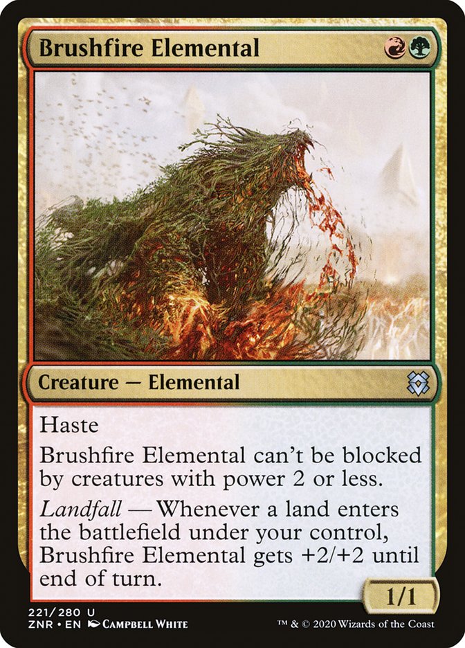 Brushfire Elemental [Zendikar Rising] | Gamers Paradise