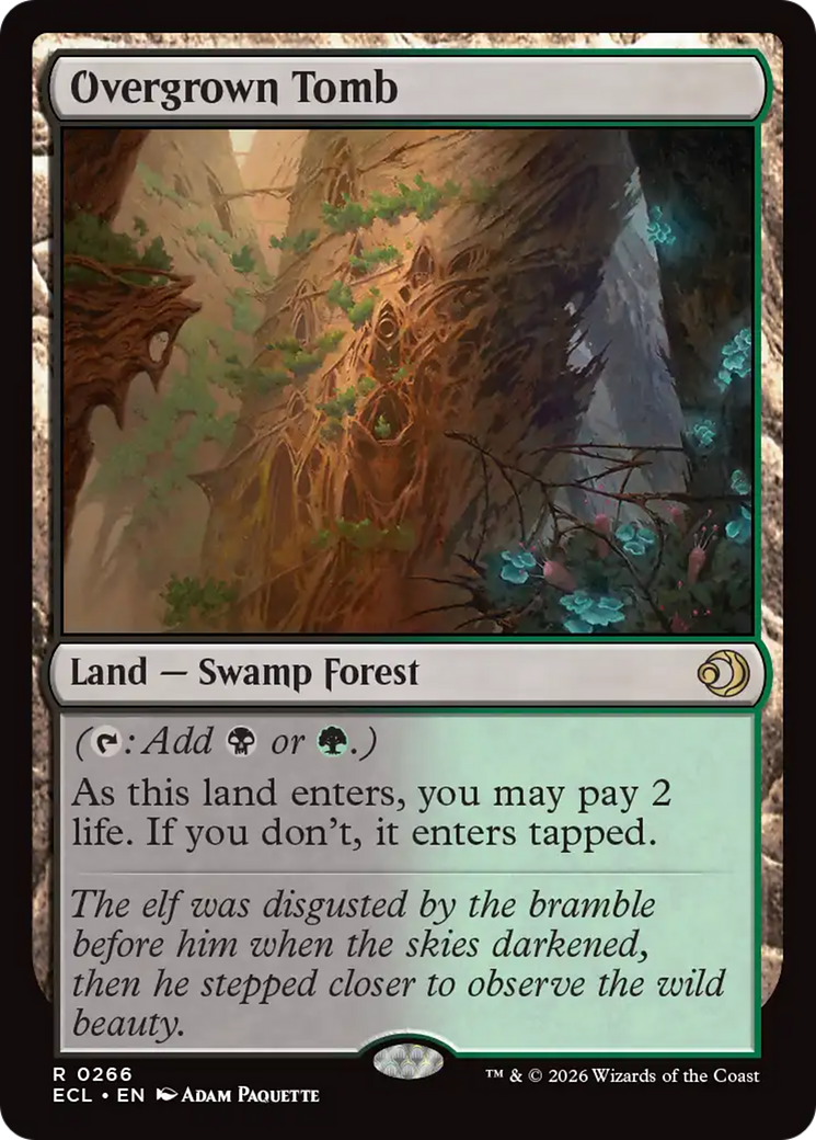 Overgrown Tomb [Lorwyn Eclipsed] | Gamers Paradise