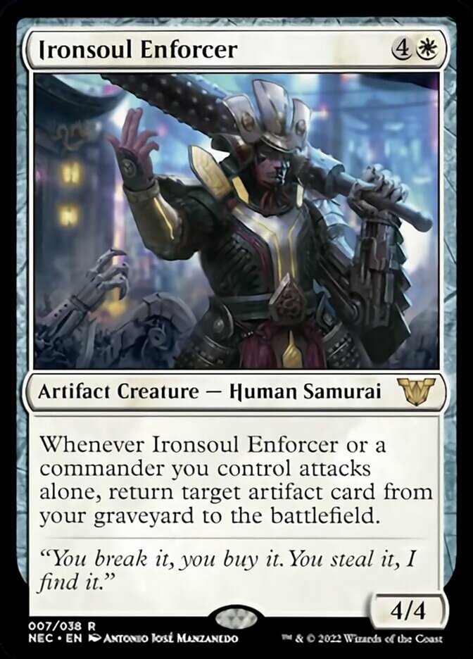 Ironsoul Enforcer [Kamigawa: Neon Dynasty Commander] | Gamers Paradise