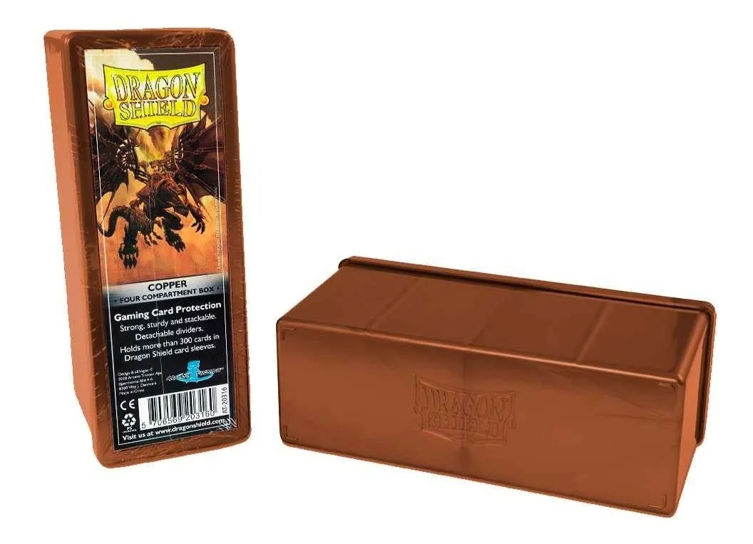 Dragon Shield: Four-Compartment Deck Box - Copper | Gamers Paradise