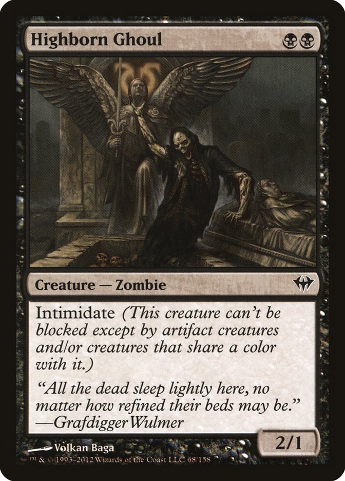 Highborn Ghoul [Dark Ascension] | Gamers Paradise