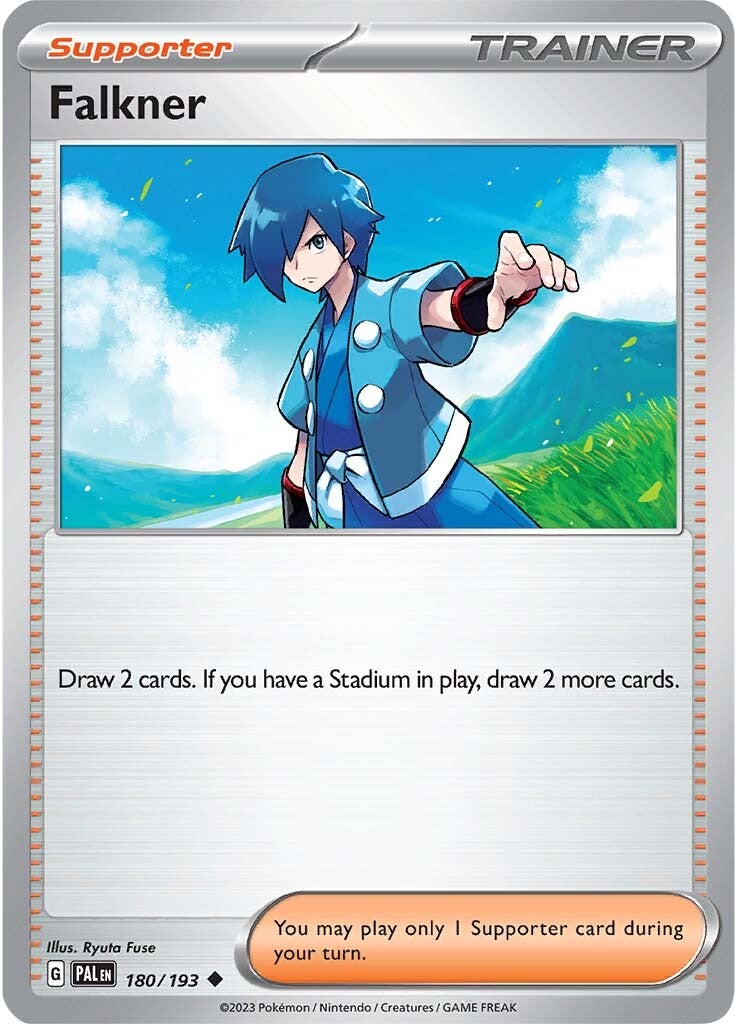 Falkner (180/193) [Scarlet & Violet: Paldea Evolved] | Gamers Paradise