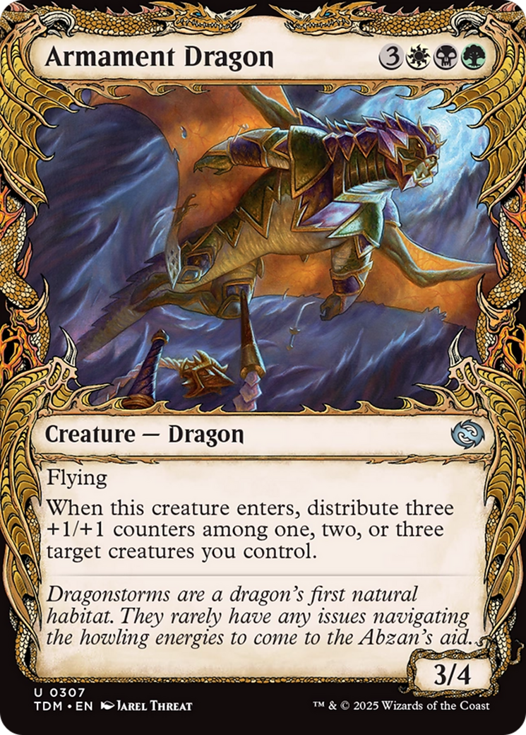 Armament Dragon (Showcase) [Tarkir: Dragonstorm] | Gamers Paradise