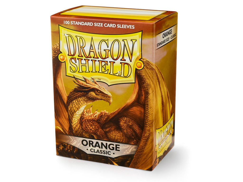 Dragon Shield: Standard 100ct Sleeves - Orange (Classic) | Gamers Paradise