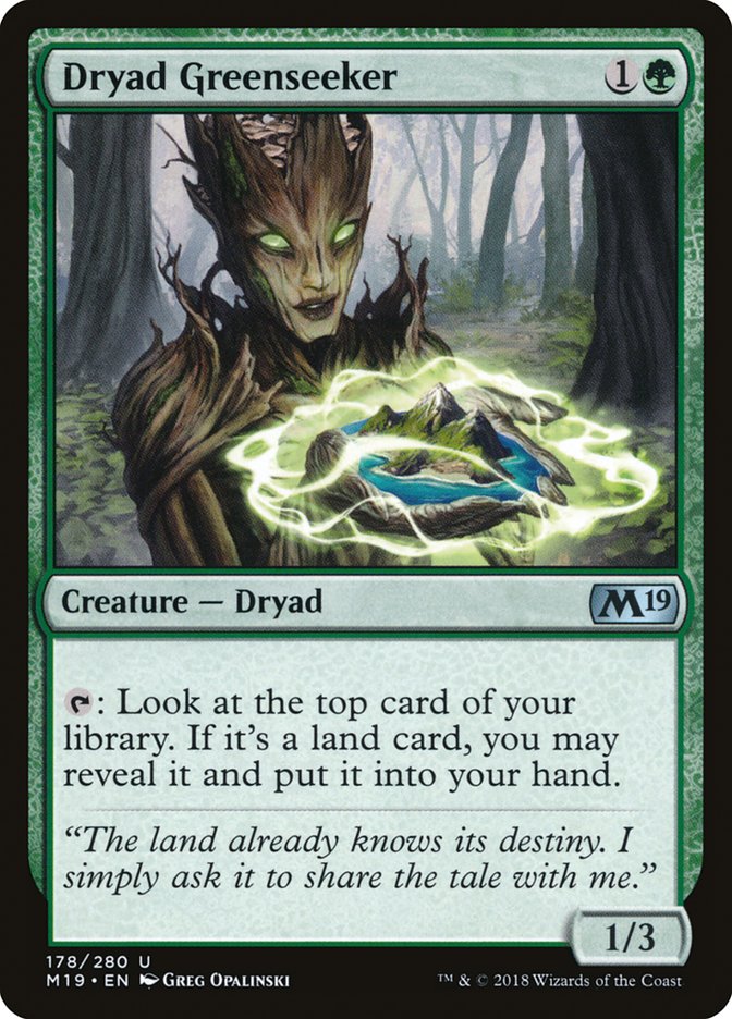 Dryad Greenseeker [Core Set 2019] | Gamers Paradise
