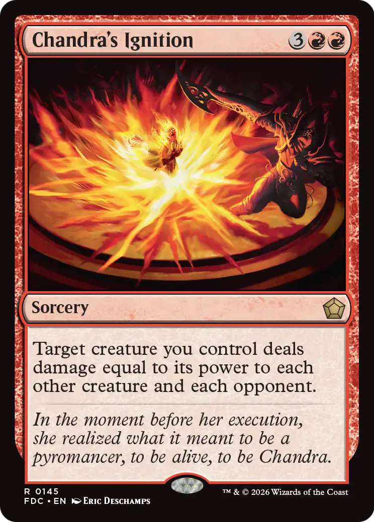 Chandra's Ignition [Foundations Commander] | Gamers Paradise