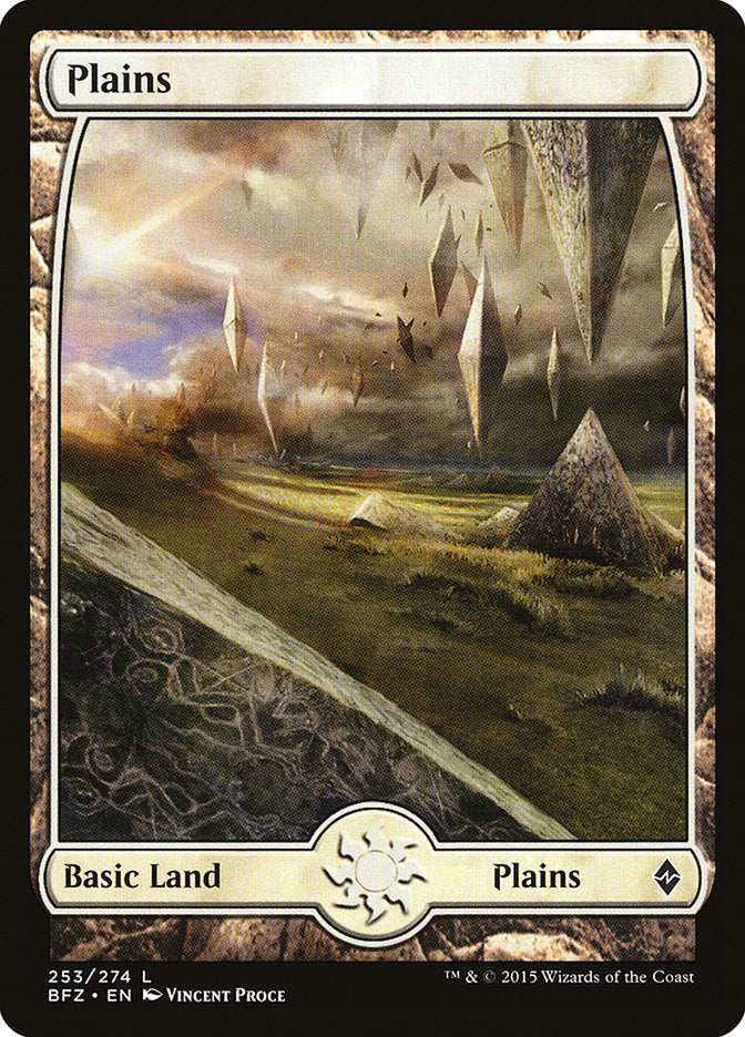 Plains (253) (Full Art) [Battle for Zendikar] | Gamers Paradise