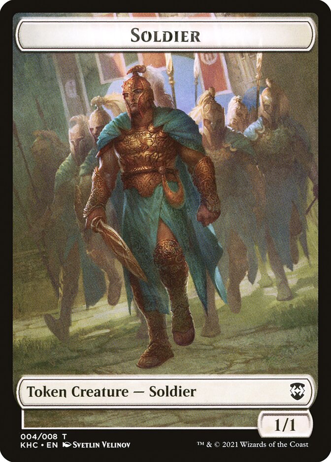 Bird (005) // Soldier Double-Sided Token [Kaldheim Commander Tokens] | Gamers Paradise