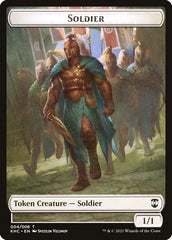 Bird (005) // Soldier Double-Sided Token [Kaldheim Commander Tokens] | Gamers Paradise