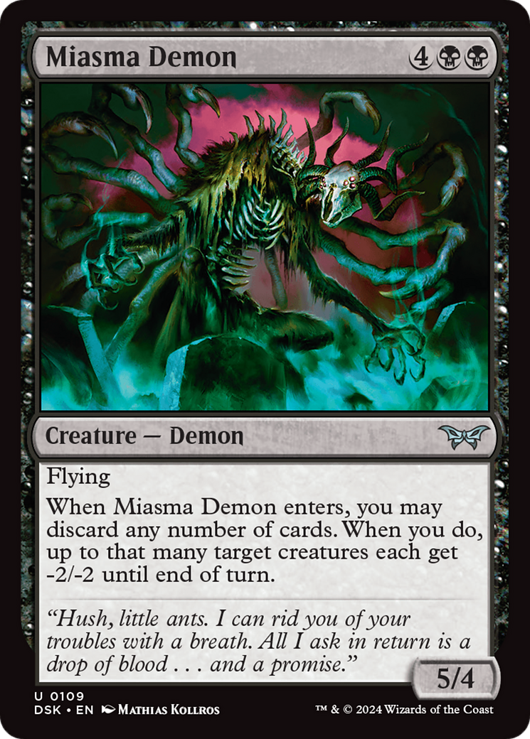 Miasma Demon [Duskmourn: House of Horror] | Gamers Paradise