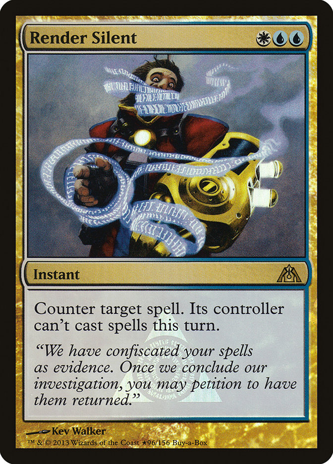 Render Silent (Buy-A-Box) [Dragon's Maze Promos] | Gamers Paradise