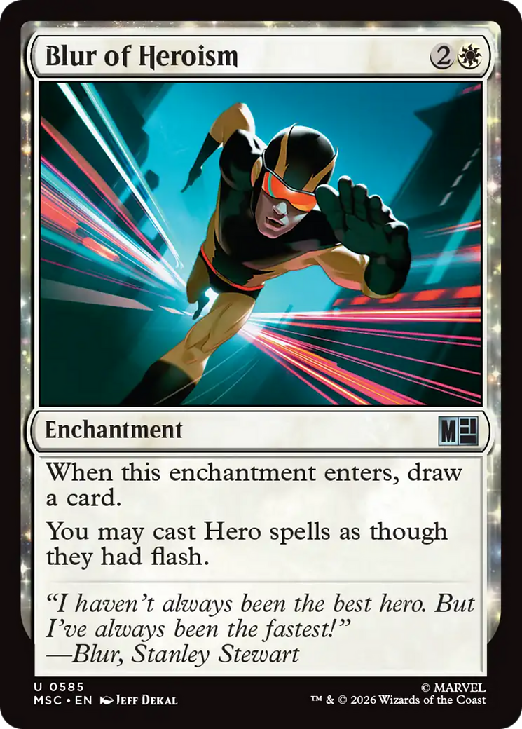 Blur of Heroism [Marvel Super Heroes Commander] | Gamers Paradise