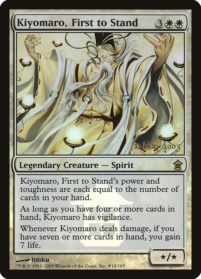 Kiyomaro, First to Stand [Saviors of Kamigawa Promos] | Gamers Paradise