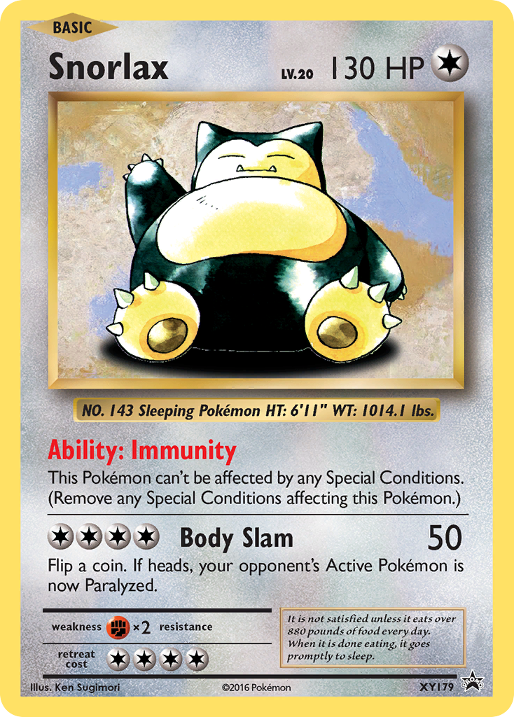 Snorlax (XY179) [XY: Black Star Promos] | Gamers Paradise