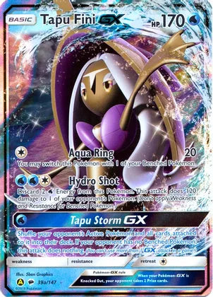 Tapu Fini GX (39a/147) [Alternate Art Promos] | Gamers Paradise