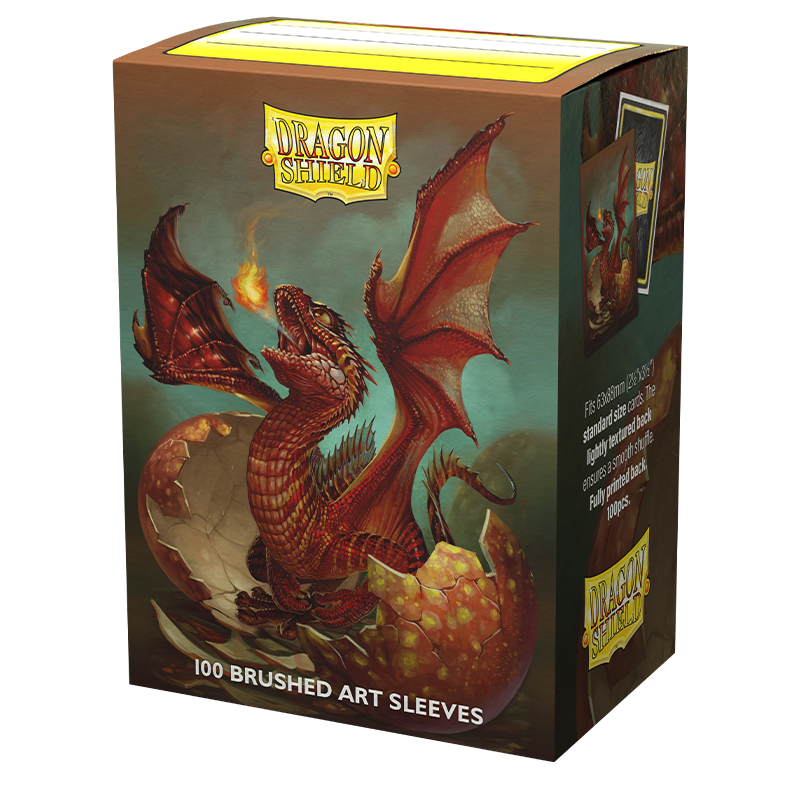 Dragon Shield: Standard 100ct Brushed Art Sleeves - Sparky | Gamers Paradise