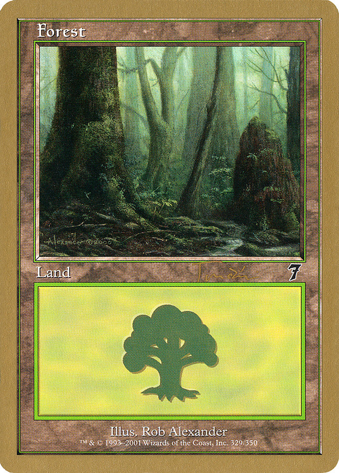 Forest (jt329) (Jan Tomcani) [World Championship Decks 2001] | Gamers Paradise