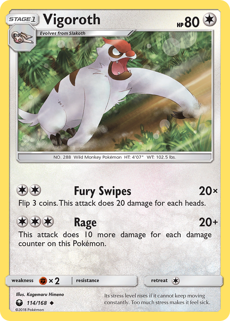 Vigoroth (114/168) [Sun & Moon: Celestial Storm] | Gamers Paradise