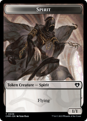 Spirit (0039) // Bird Illusion Double-Sided Token [Commander Masters Tokens] | Gamers Paradise