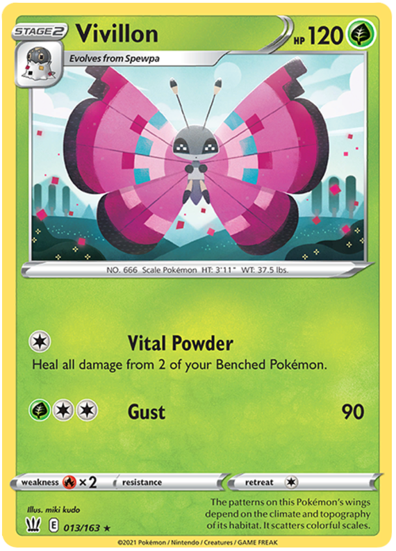 Vivillon (013/163) [Sword & Shield: Battle Styles] | Gamers Paradise