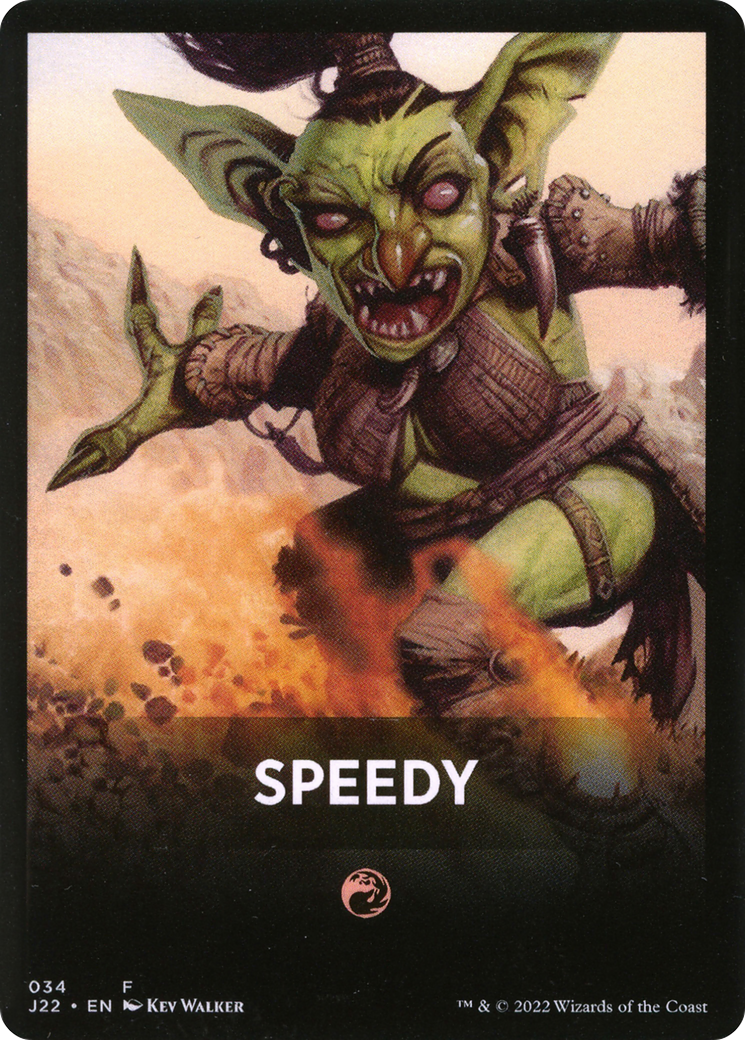 Speedy Theme Card [Jumpstart 2022 Front Cards] | Gamers Paradise