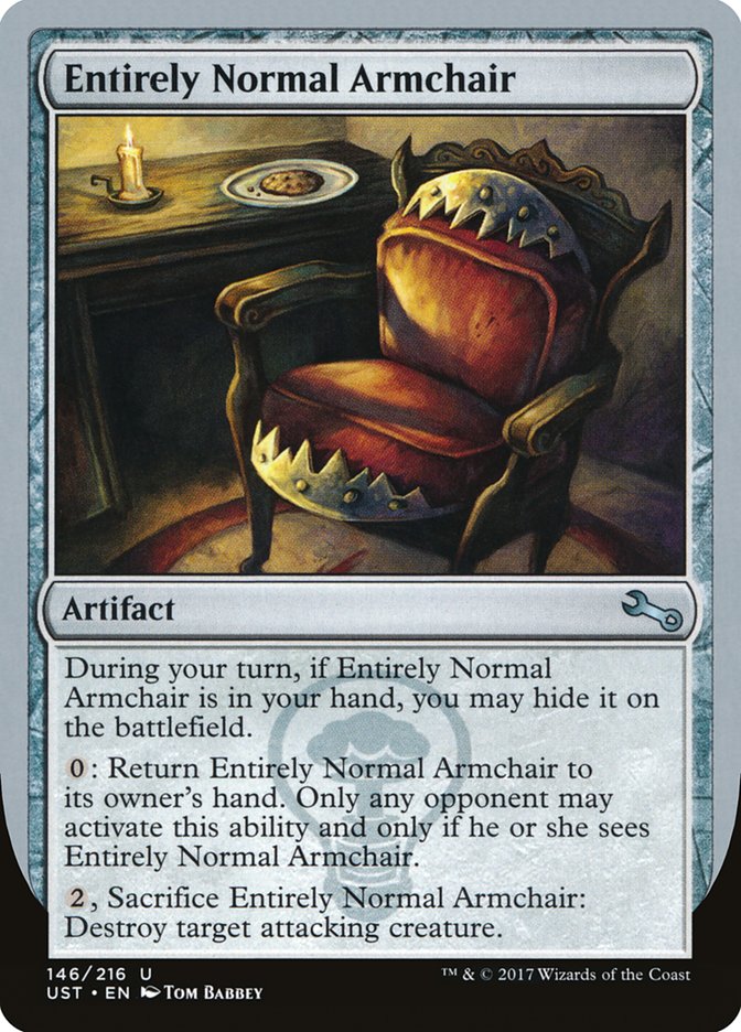Entirely Normal Armchair [Unstable] | Gamers Paradise