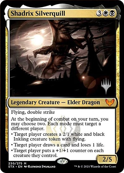 Shadrix Silverquill (Promo Pack) [Strixhaven: School of Mages Promos] | Gamers Paradise