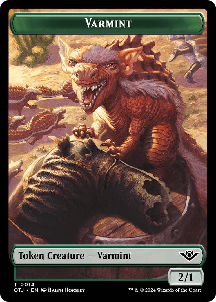 Varmint Token [Outlaws of Thunder Junction Tokens] | Gamers Paradise