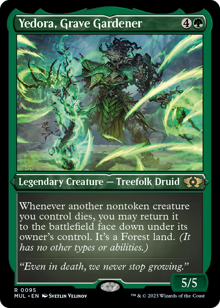 Yedora, Grave Gardener (Foil Etched) [Multiverse Legends] | Gamers Paradise