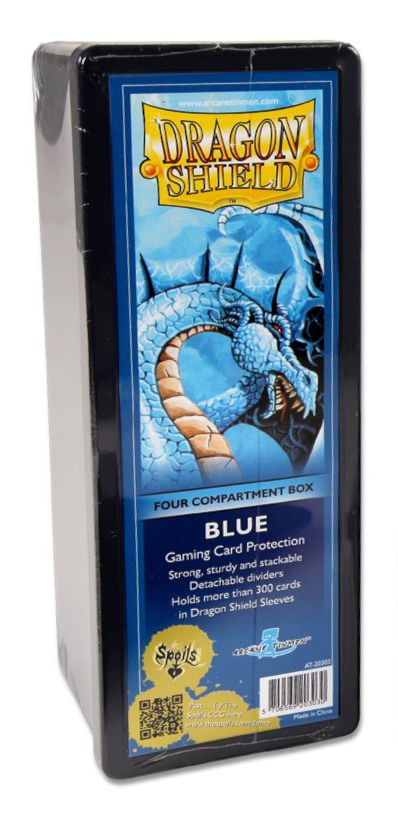 Dragon Shield: Four-Compartment Deck Box - Blue | Gamers Paradise