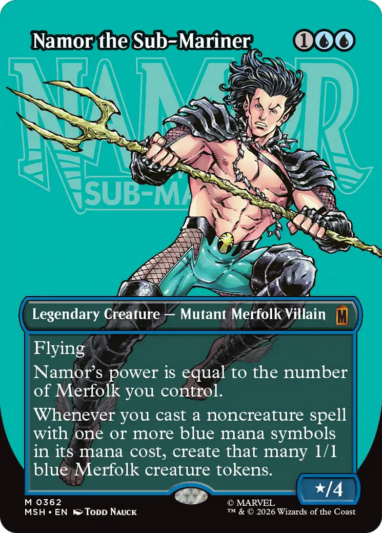 Namor the Sub-Mariner (Borderless) [Marvel Super Heroes] | Gamers Paradise