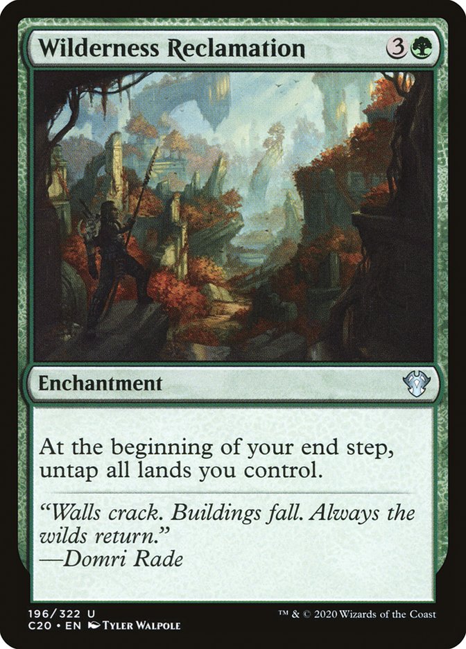 Wilderness Reclamation [Commander 2020] | Gamers Paradise