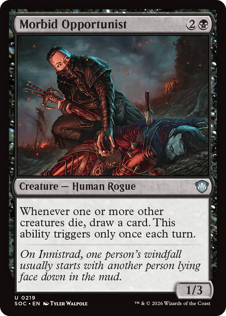 Morbid Opportunist [Secrets of Strixhaven Commander] | Gamers Paradise