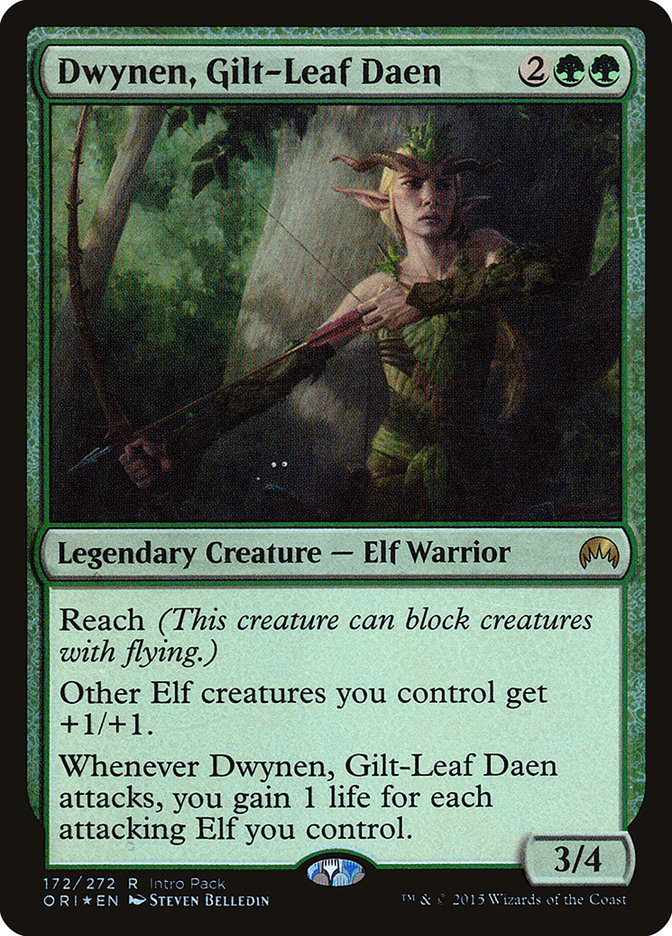 Dwynen, Gilt-Leaf Daen (Intro Pack) [Magic Origins Promos] | Gamers Paradise