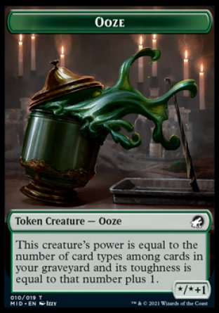 Ooze Token [Innistrad: Midnight Hunt Tokens] | Gamers Paradise