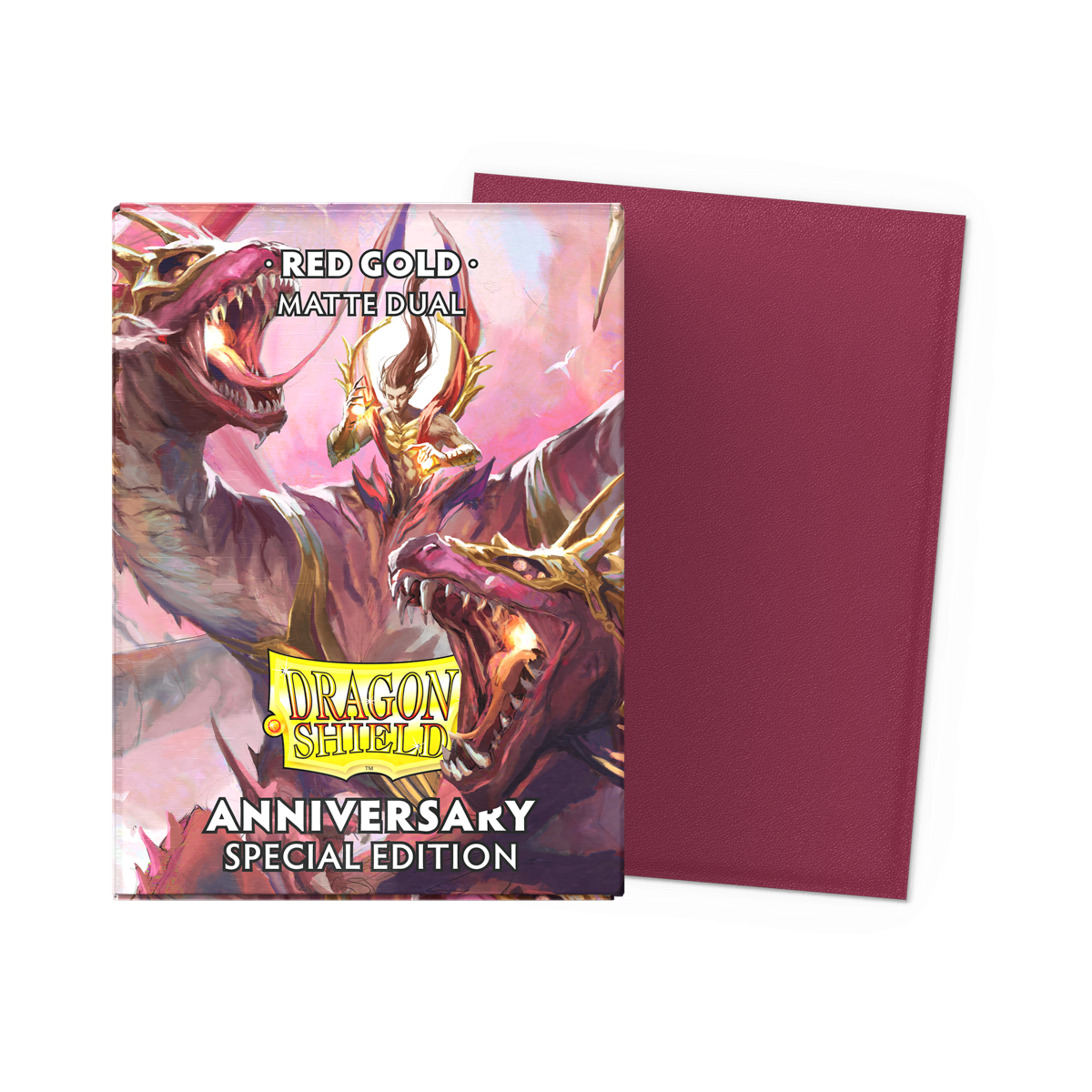 Dragon Shield: Standard 100ct pomegranate (Dual Matte) | Gamers Paradise