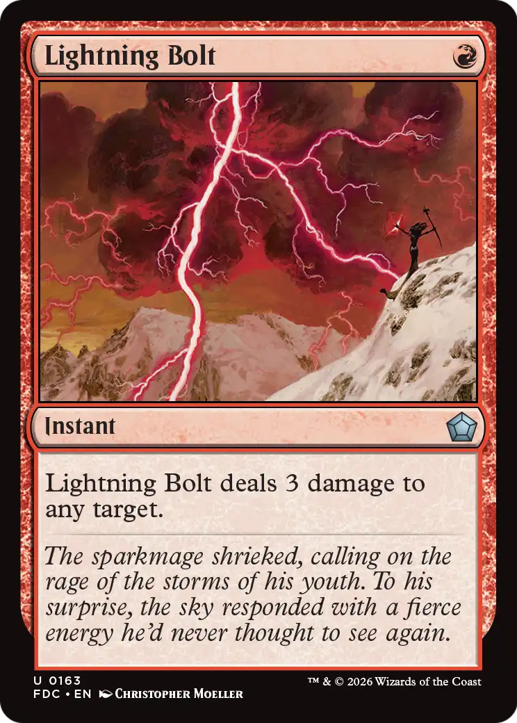 Lightning Bolt [Foundations Commander] | Gamers Paradise