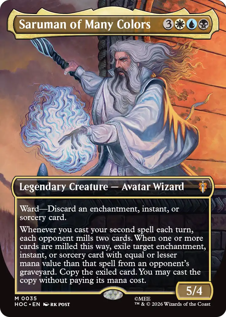 Saruman of Many Colors (Borderless) [The Hobbit: Eternal-Legal] | Gamers Paradise