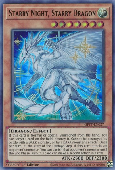 Starry Night, Starry Dragon [GFTP-EN027] Ultra Rare | Gamers Paradise