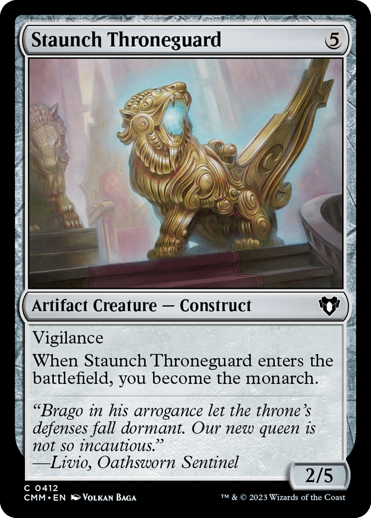 Staunch Throneguard [Commander Masters] | Gamers Paradise