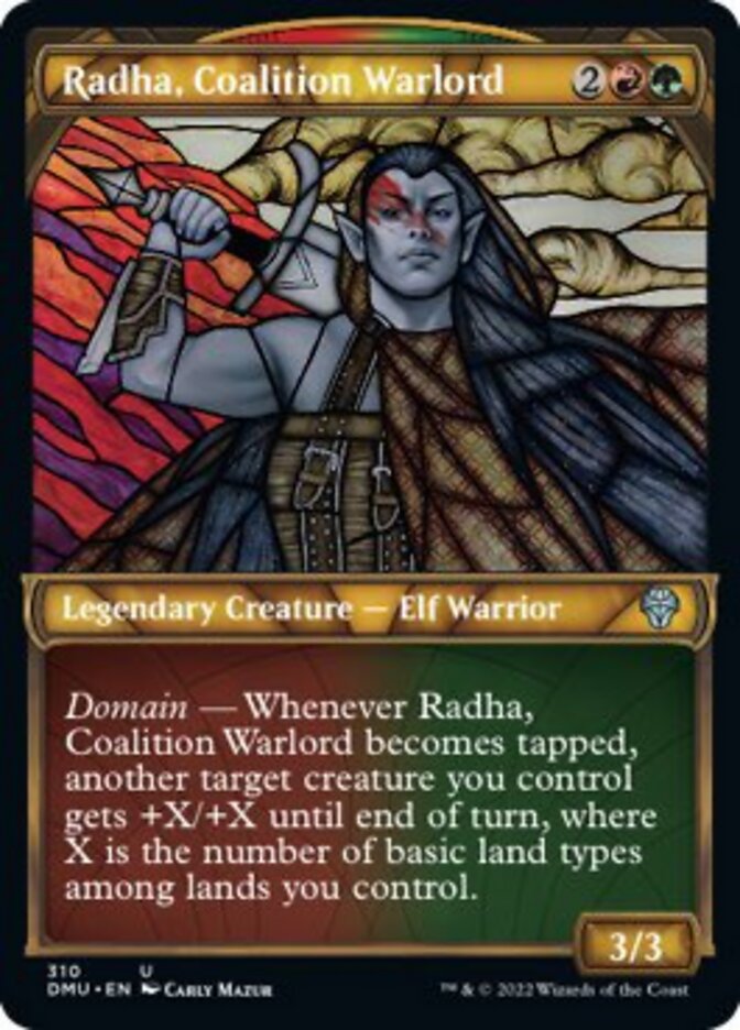 Radha, Coalition Warlord (Showcase) [Dominaria United] | Gamers Paradise