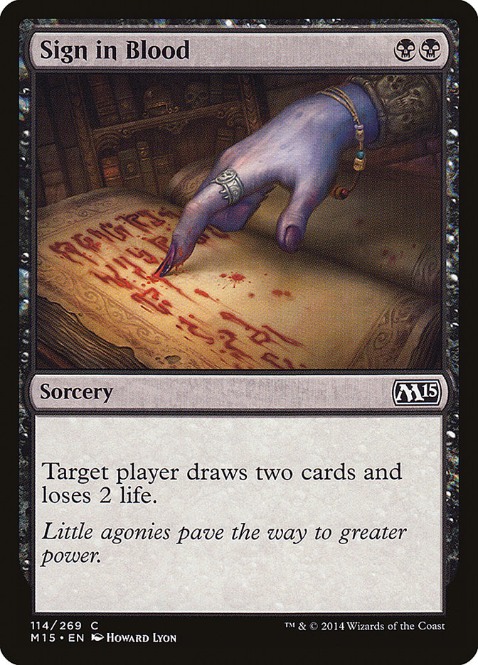 Sign in Blood [Magic 2015] | Gamers Paradise