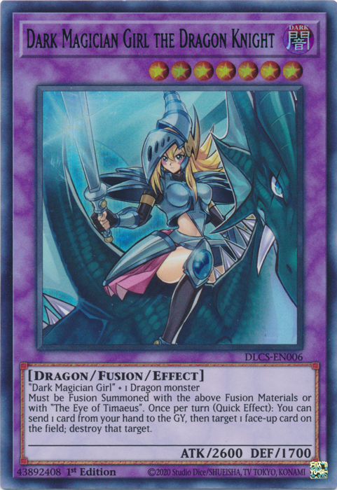 Dark Magician Girl the Dragon Knight (Blue) [DLCS-EN006] Ultra Rare | Gamers Paradise