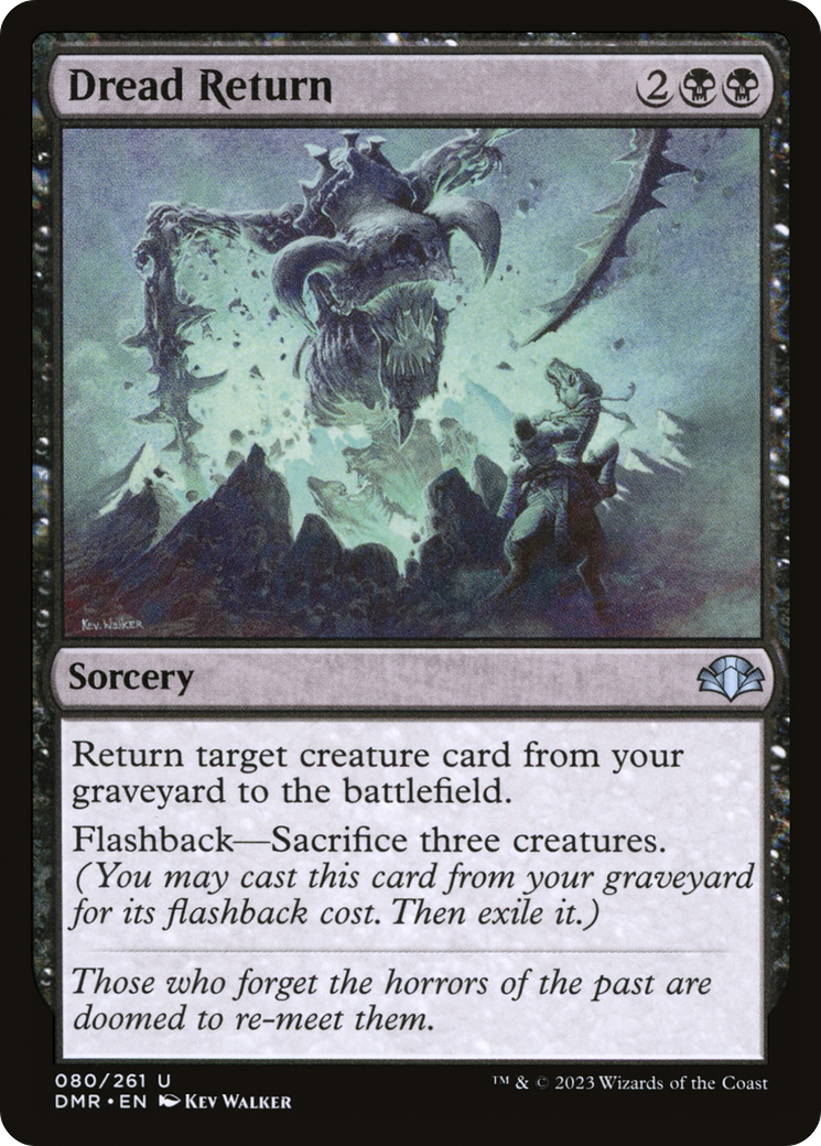 Dread Return [Dominaria Remastered] | Gamers Paradise