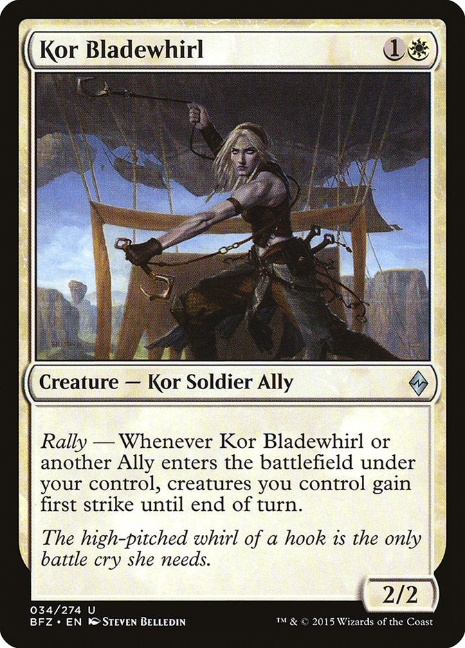 Kor Bladewhirl [Battle for Zendikar] | Gamers Paradise