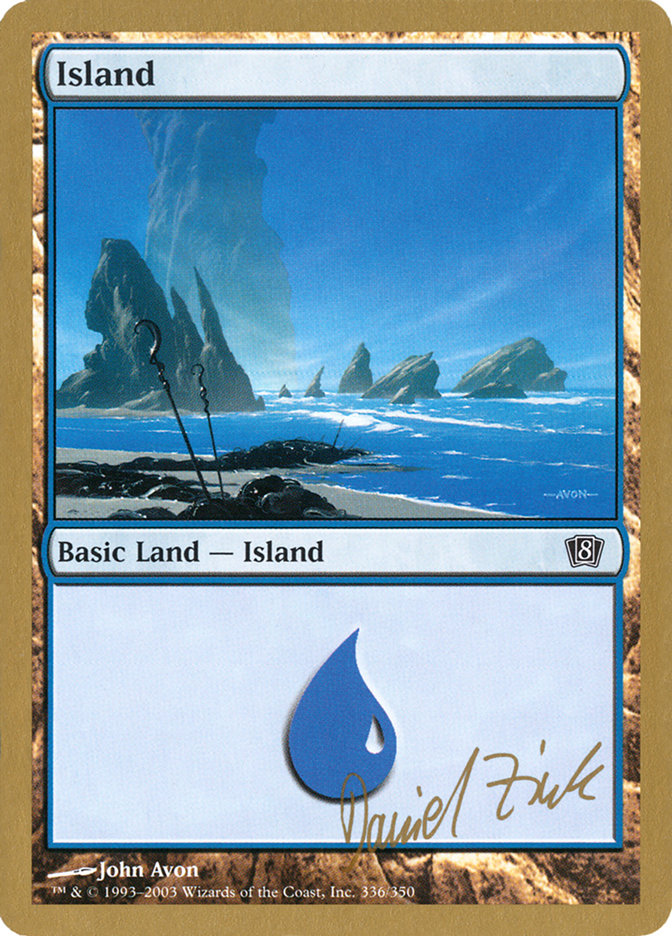 Island (dz336) (Daniel Zink) [World Championship Decks 2003] | Gamers Paradise